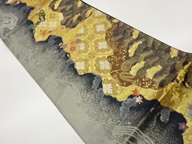 JAPANESE FUKURO OBI / WOVEN MICHINAGADORI